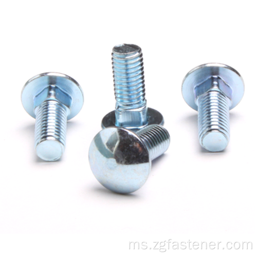 DIN 603 BLUE WHITE ZINC GRADE 8.8 DIN603 Kekuatan Tinggi Kekuatan Tinggi Kepala Square Neck Carriage Bolt